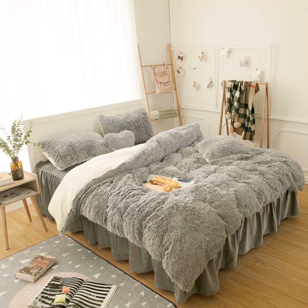 フリース素材 クイーンサイズ 寝具セット