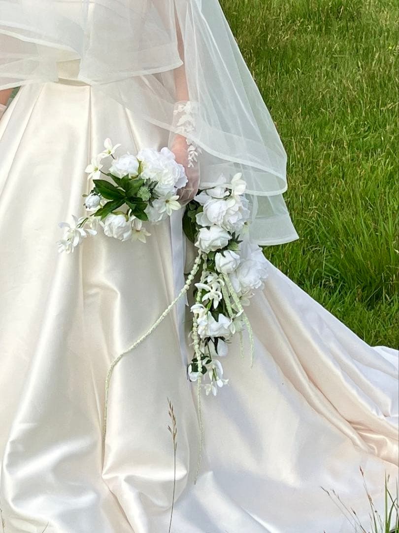 【美品】アーティフィシャルフラワー　バレリーナブーケとブートニア