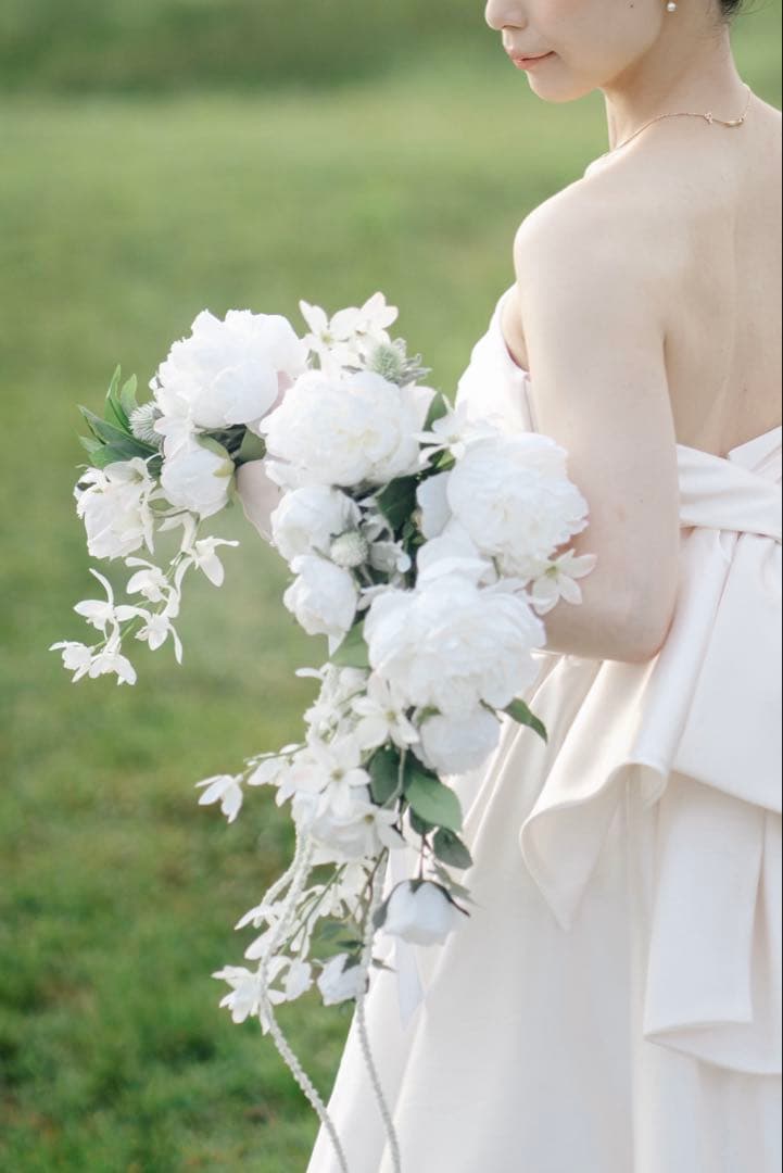 【美品】アーティフィシャルフラワー　バレリーナブーケとブートニア