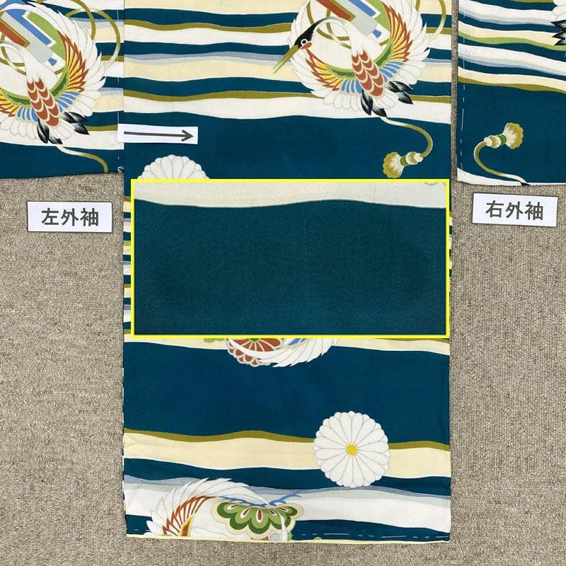 503ab39◎七五三 三歳 男児 着物&被布 セミアンティーク 一つ身◎美品