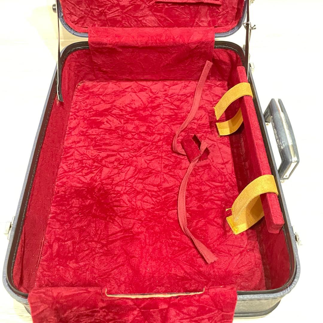 【送料無料】津軽三味線用 三つ折りハードケース（木製仮継ぎ付き】