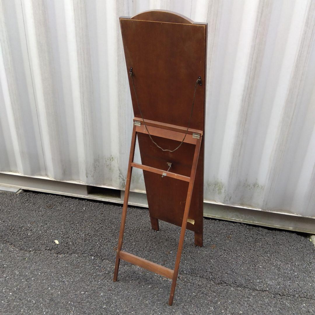 塩川光明堂 レトロ　スタンドミラー