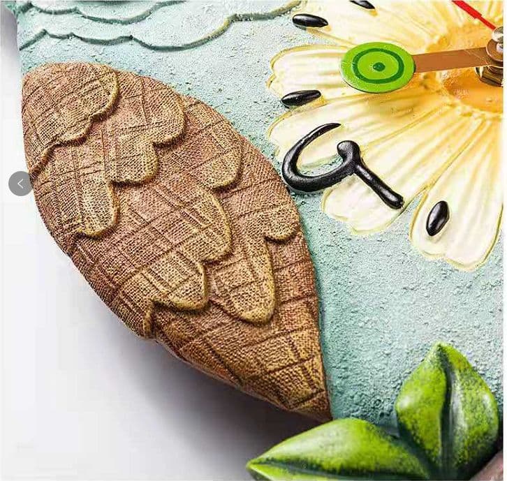 フクロウ時計柱時計静音樹脂時計