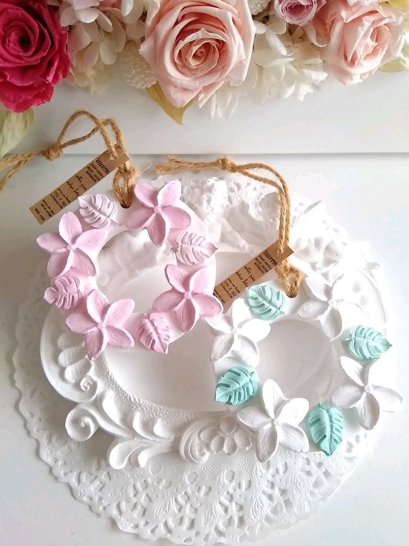 アロマストーンプルメリアリース２点セット