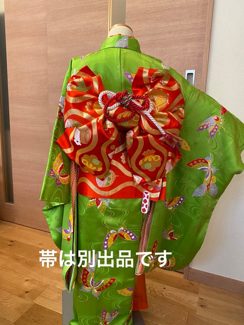 7歳七五三　正絹お着物　お正月　ひな祭り