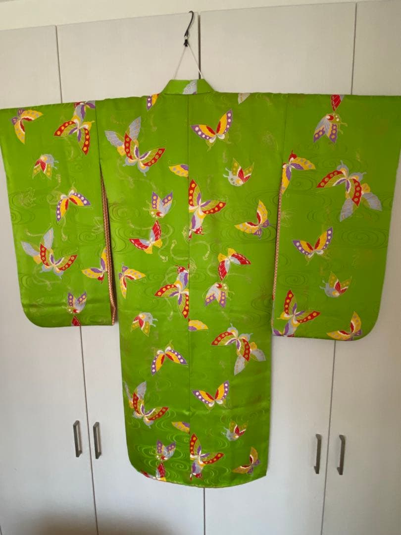 7歳七五三　正絹お着物　お正月　ひな祭り