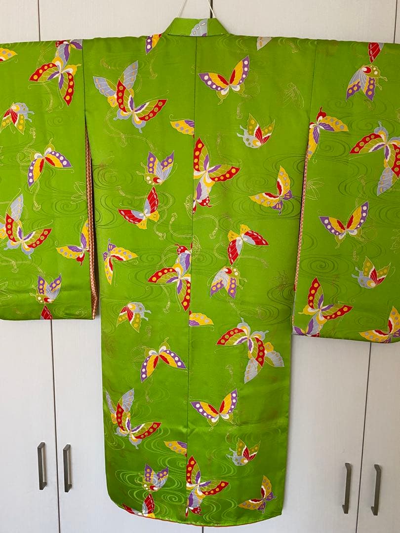 7歳七五三　正絹お着物　お正月　ひな祭り