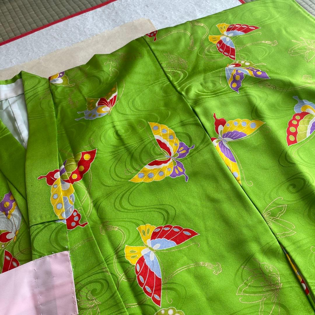 7歳七五三　正絹お着物　お正月　ひな祭り