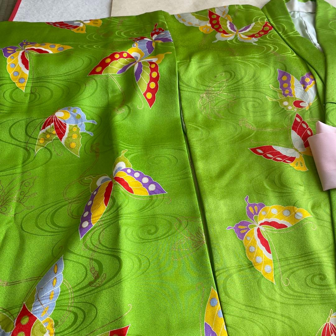 7歳七五三　正絹お着物　お正月　ひな祭り