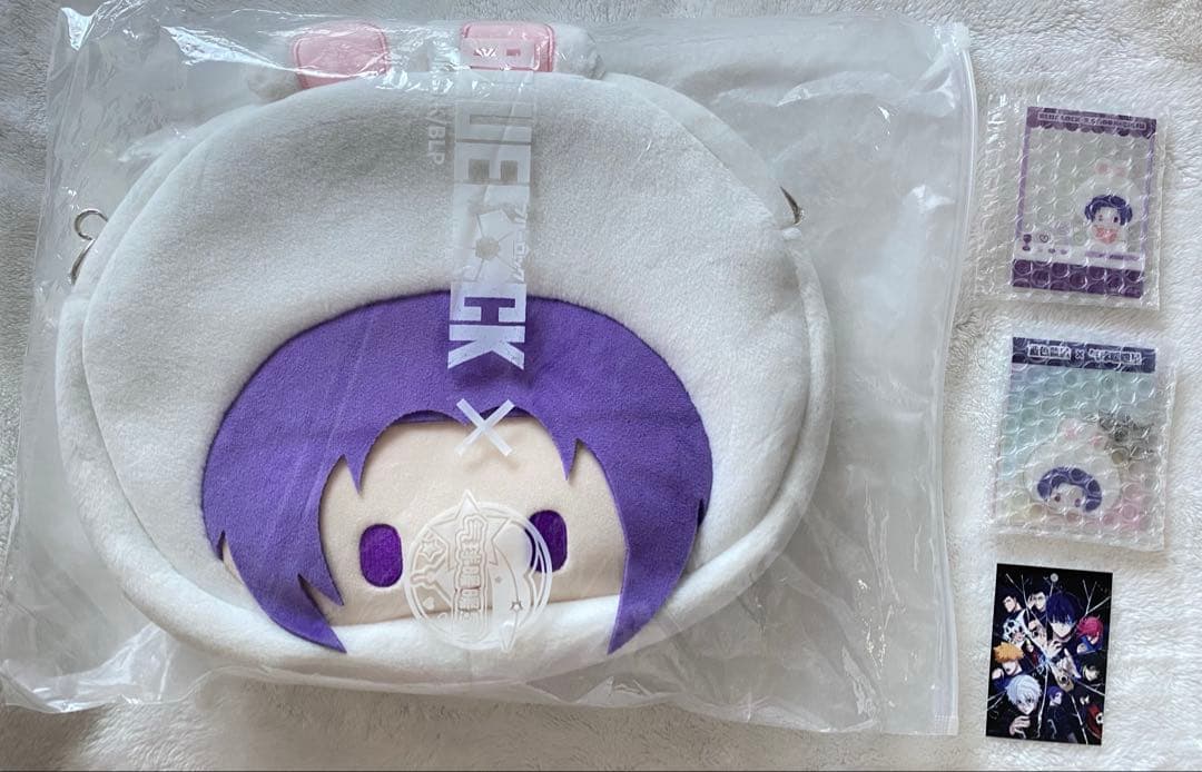 ブルーロック 中国限定 御影玲王 白兎バッグ 氣球暖暖星 クリアカード