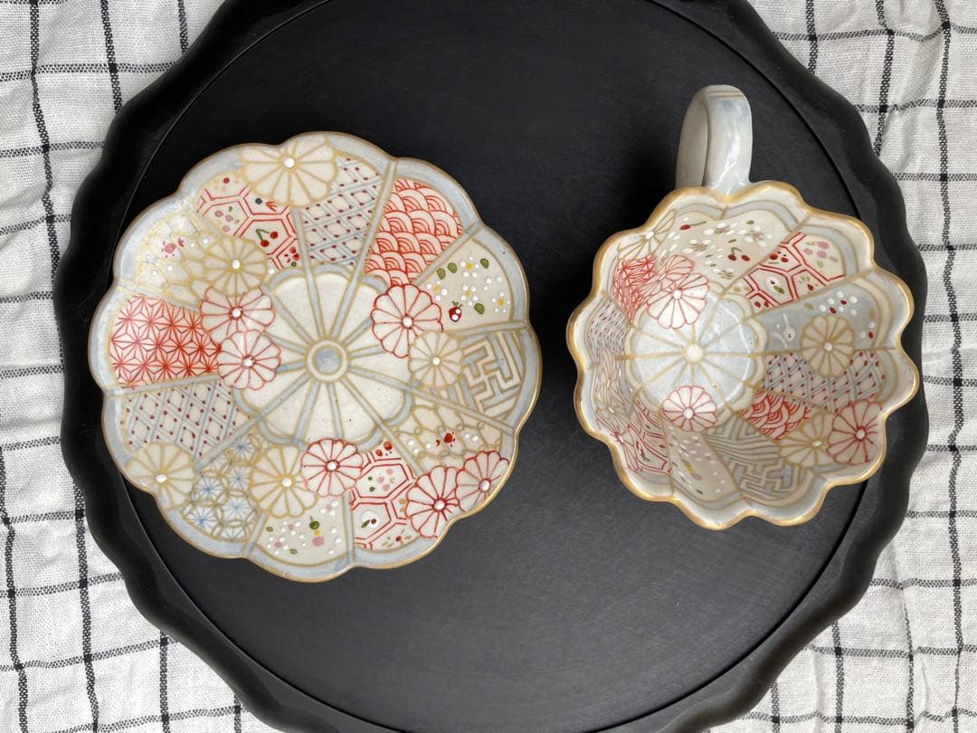 【未使用/セット】原依子さん　カップ&ソーサー コーヒーカップ＆ソーサー