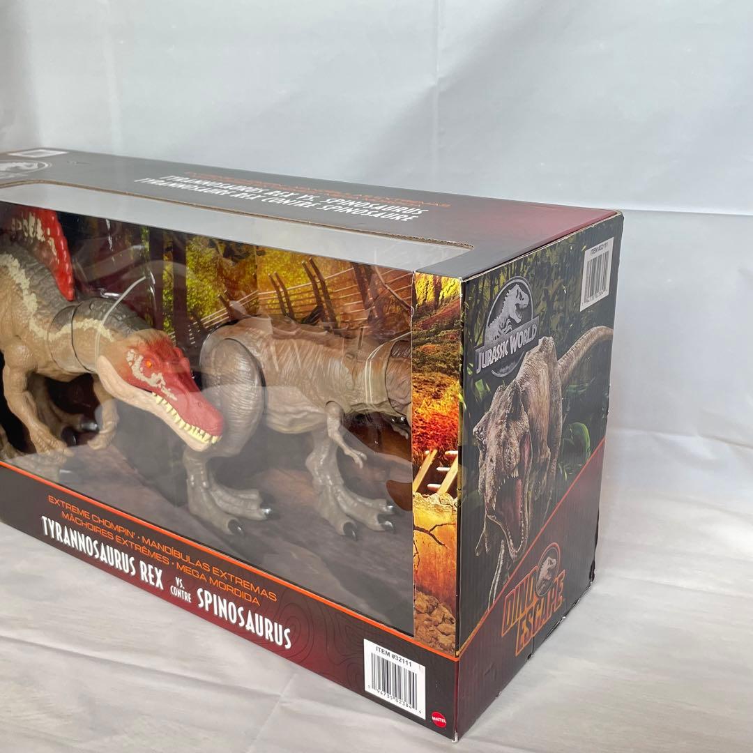 未開封】ジュラシックワールド ティラノサウルス & スピノ2体セット