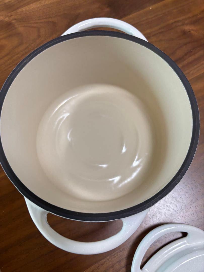 オーブンポット ラウンド 14cm パールホワイト