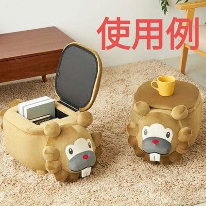 ポケモンスツール ビッパ オスのすがた メスのすがた 2点セット - メルカリ