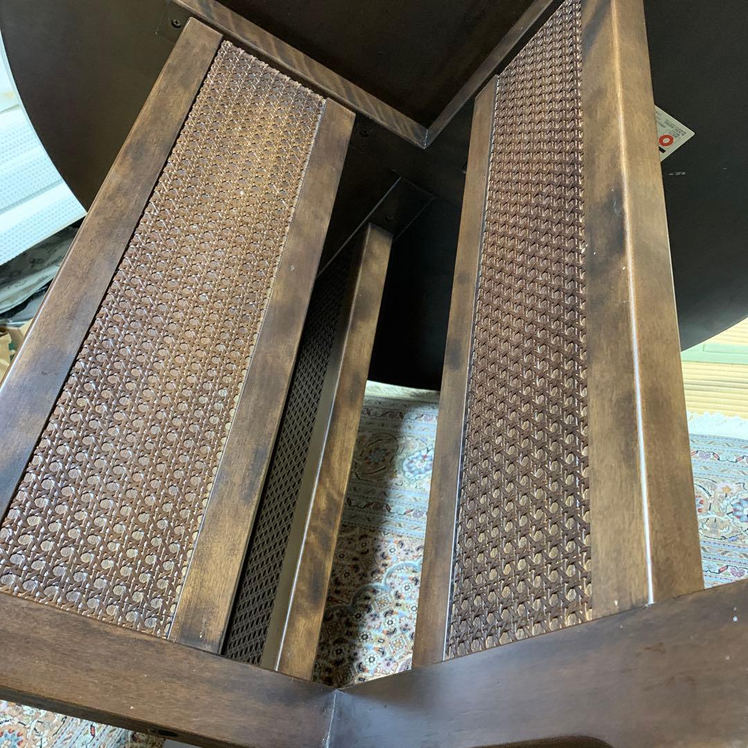 お値下げ！MORISHIGE モリシゲ　円形木製テーブル シンプルデザイン