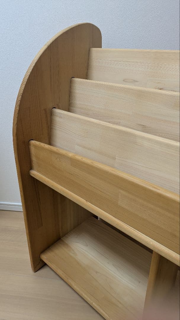 木遊舎 絵本棚 M800 無垢 中古 天然木 ナチュラル 絵本収納