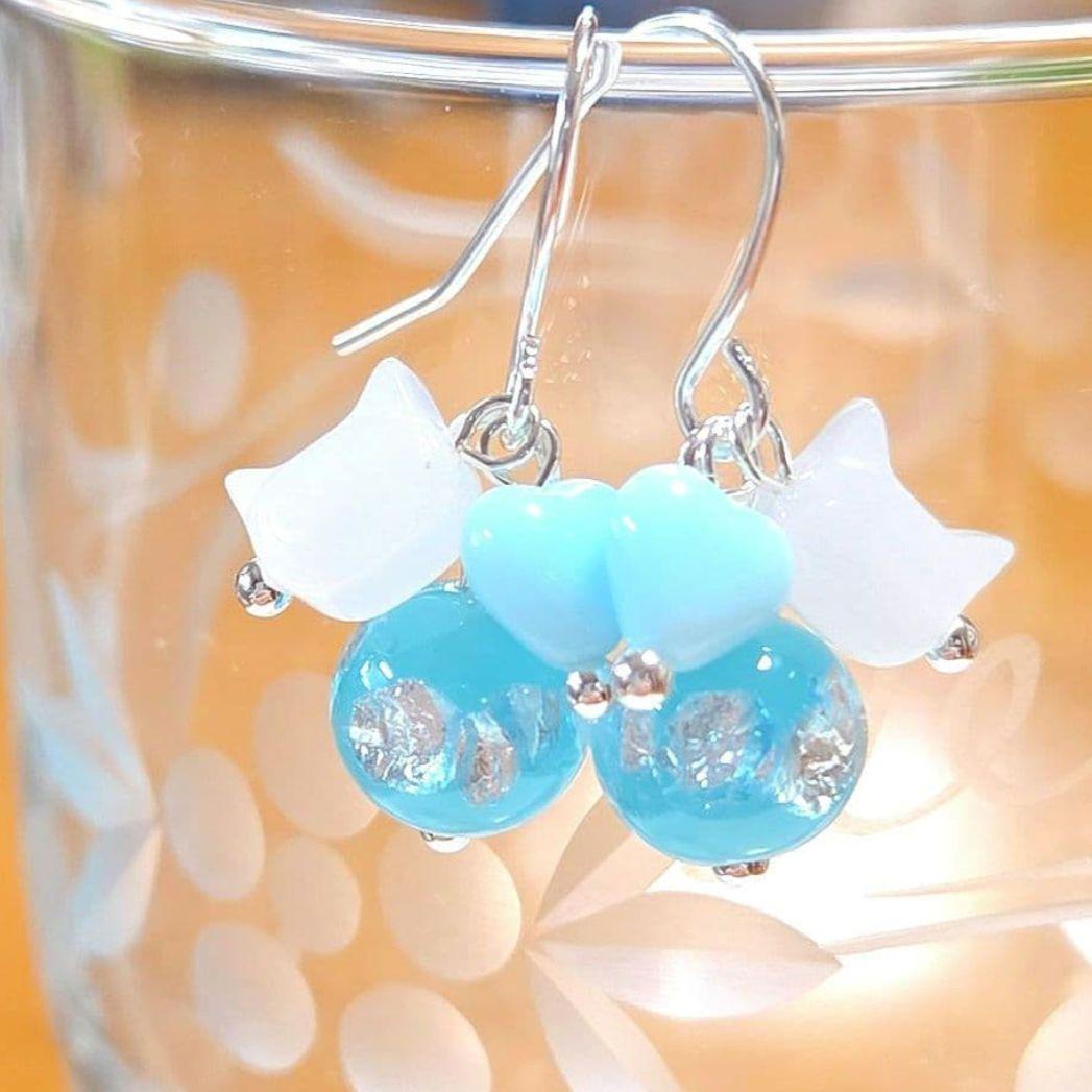 専用です☆猫さんとチェコビーズとオニキスのピアス　他13品