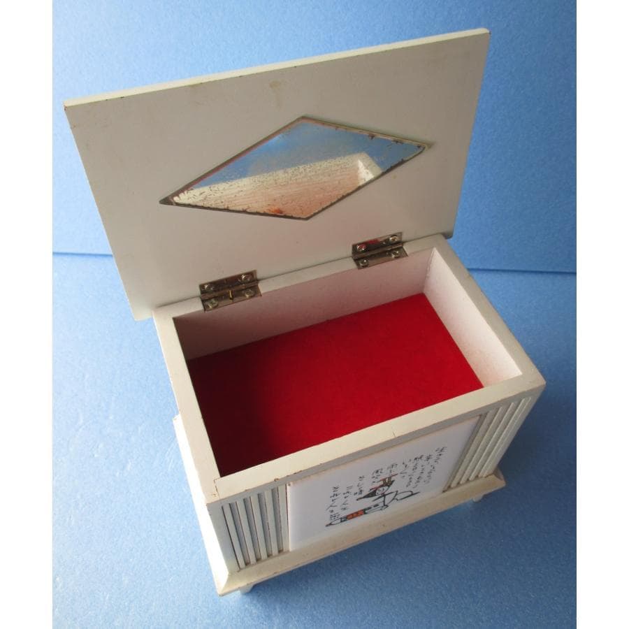 年代物◎やなせたかしピエロのアクセサリーケース◎オルゴール付き小物入れあんぱん