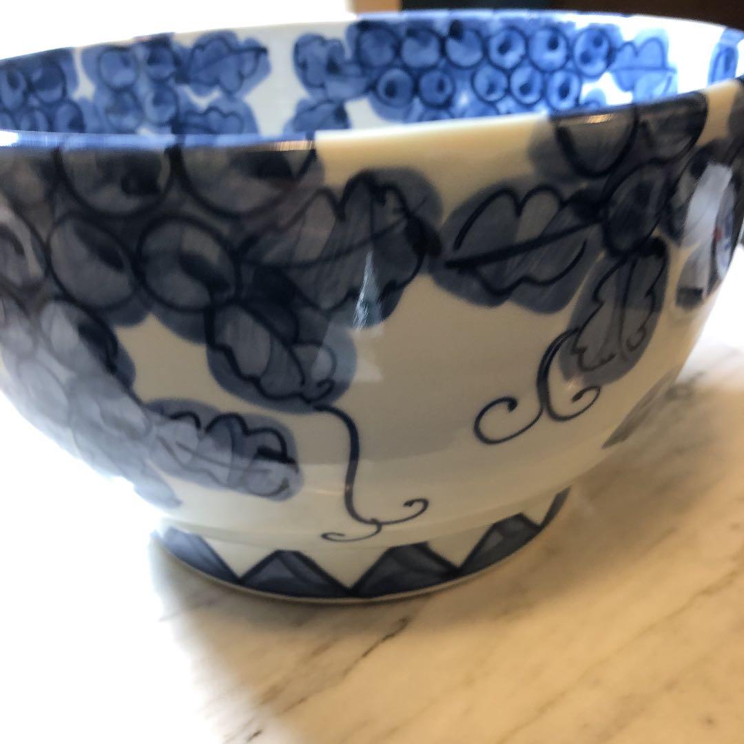 魯山人 写し 染付葡萄文 大鉢 京都・馬場京泉 - メルカリ