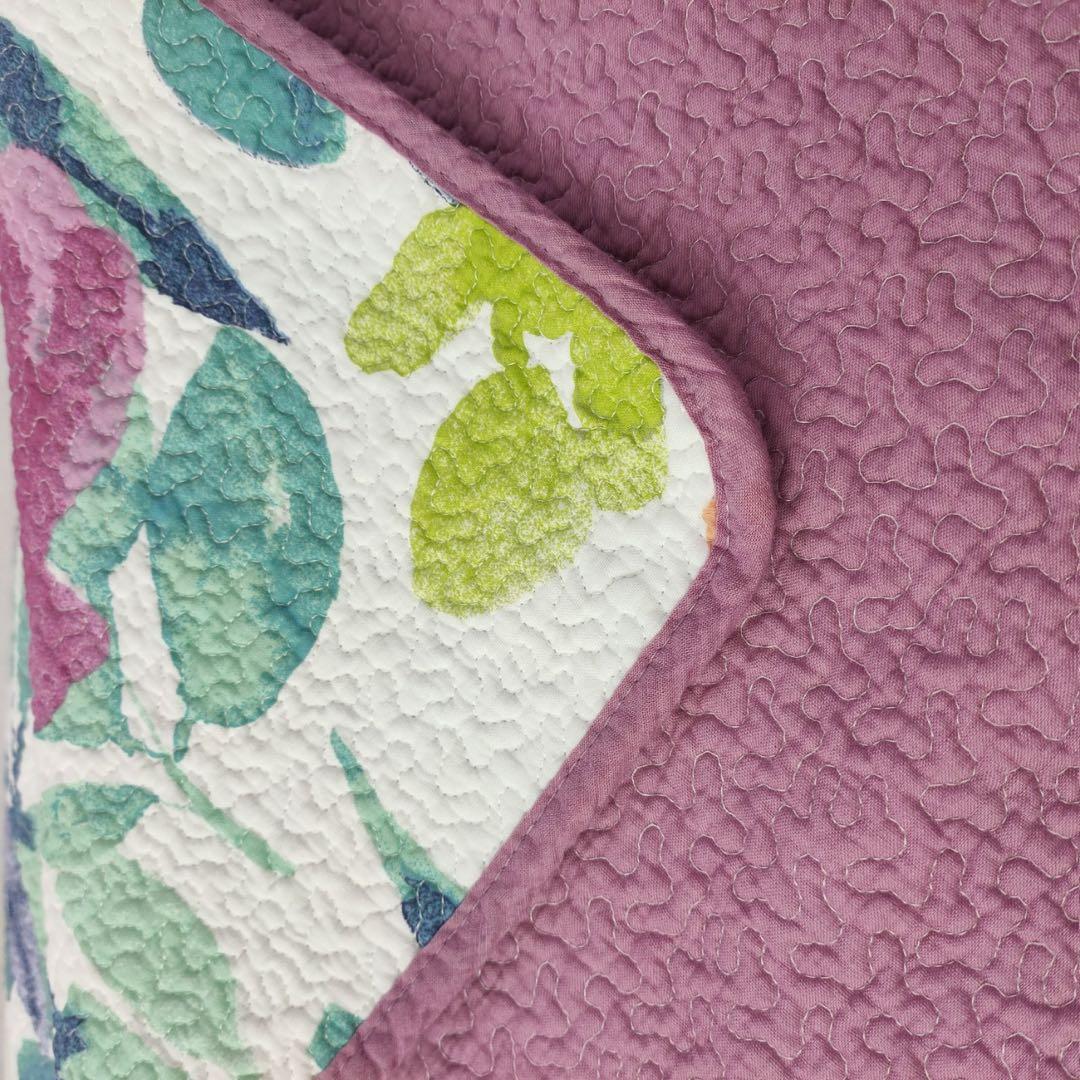 キルトベッドカバー3点セット綿マルチカバー キルティング 607