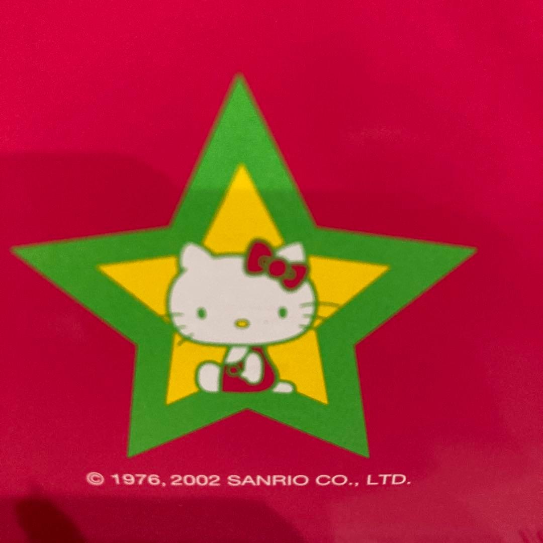 レトロ《2002年 ハローキティ メモ帳》Hello Kitty ☆缶ケース付き