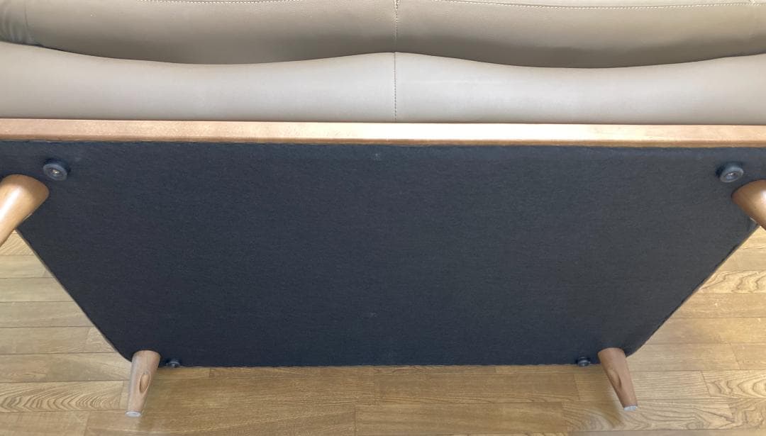 ニトリ 傷・汚れに強い合成皮革 2人掛けソファ PD02-2 Nシールド DBR