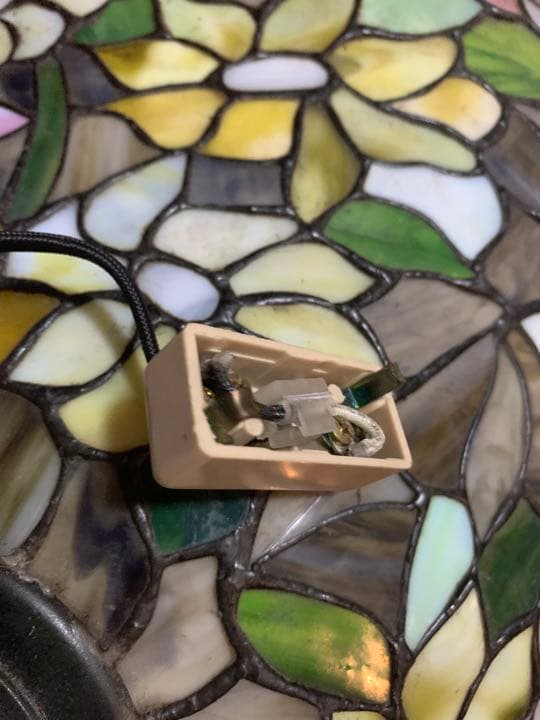 ステンドグラス　天井照明　照明　シェード　花柄　札幌　シーリングライト