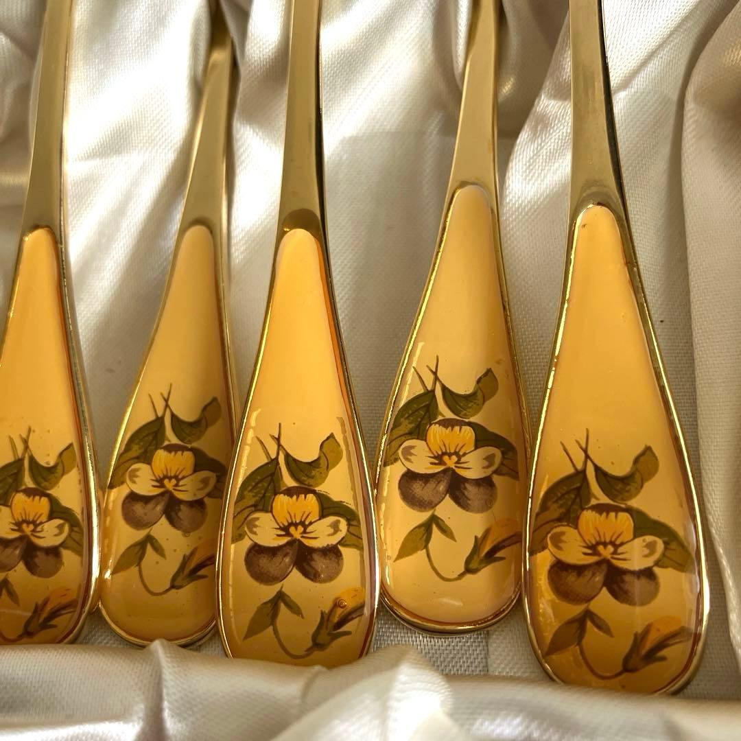 ゴールドコレクション スプーン・フォーク・ミニポット