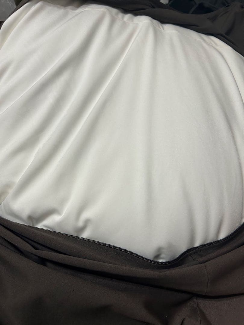 【美品】無印良品 人をダメにするソファ ビーズクッション大　カバー付