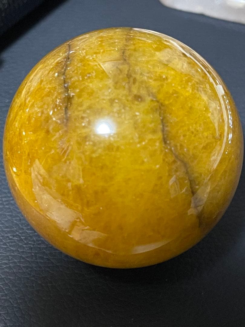 超レア　ゴールデンヒーラー　スフィア　約5.9cm 天然石