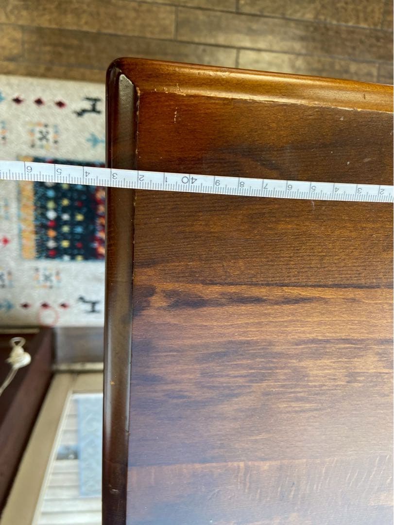 オールドカリモク マガジンラック／サイドキャビネット 木製 ヴィンテージ