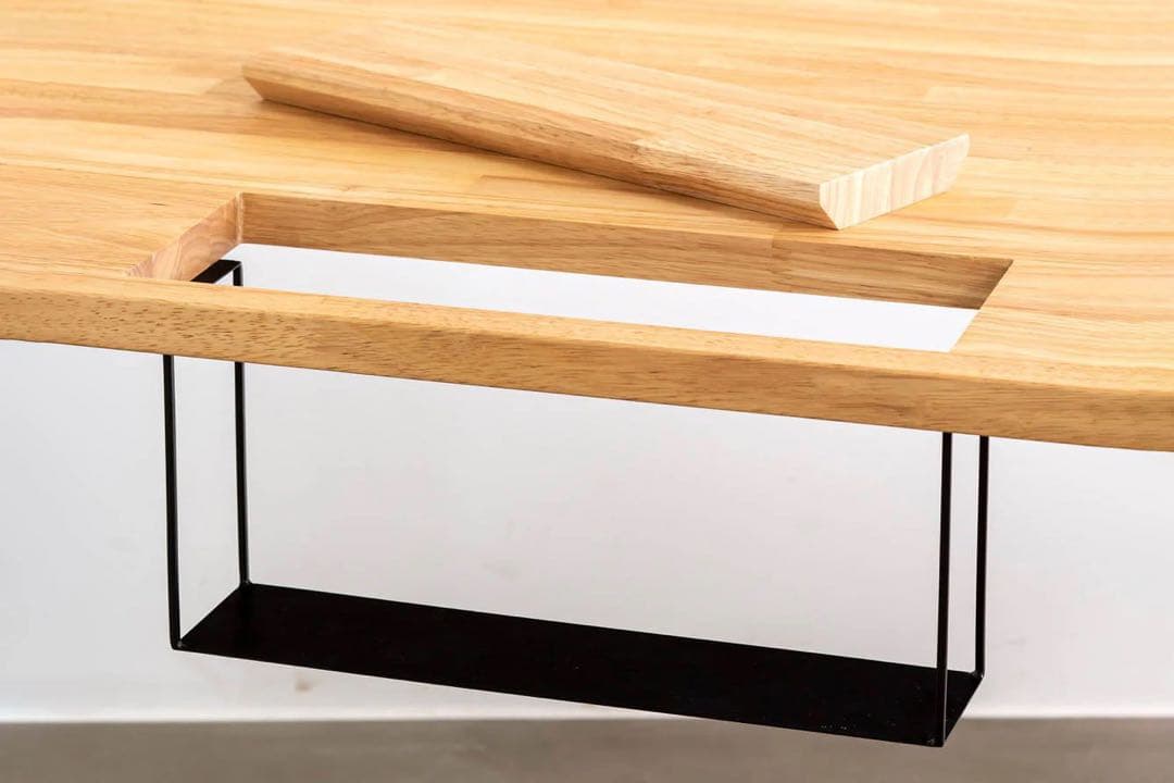 kanademonoラバーウッドナチュラル　180×80