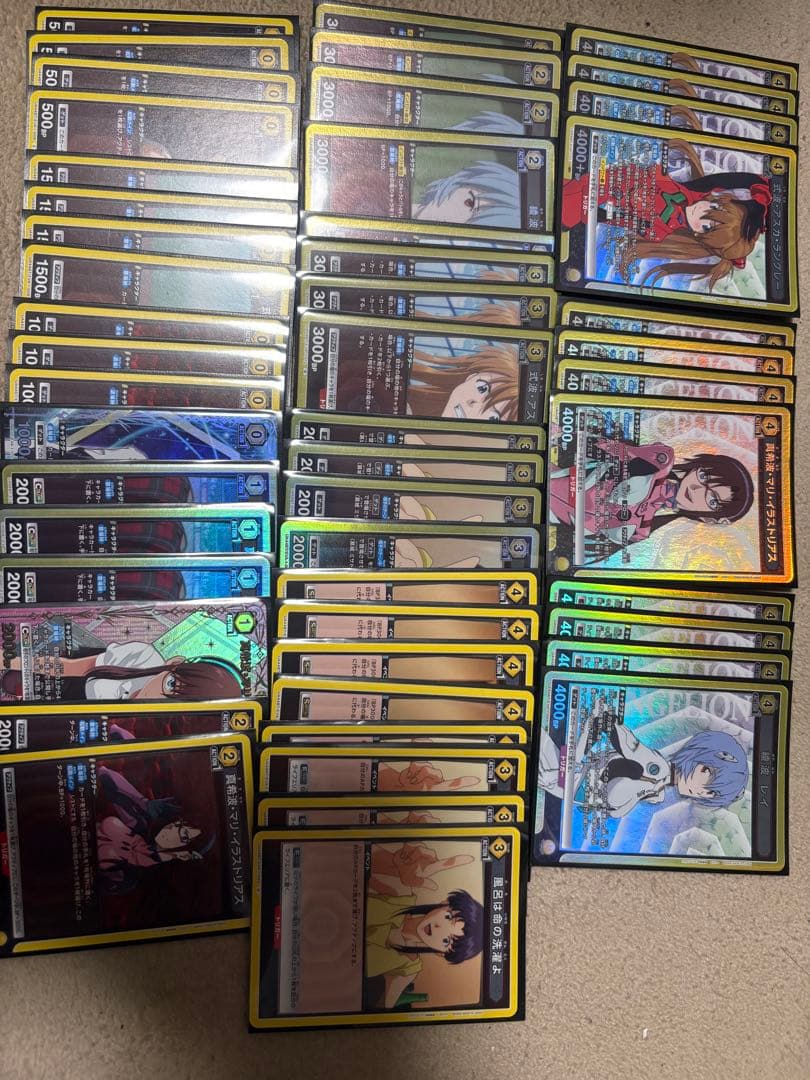 訳あり特価】ユニオンアリーナ エヴァンゲリオン 黄色 ヒロインデッキ