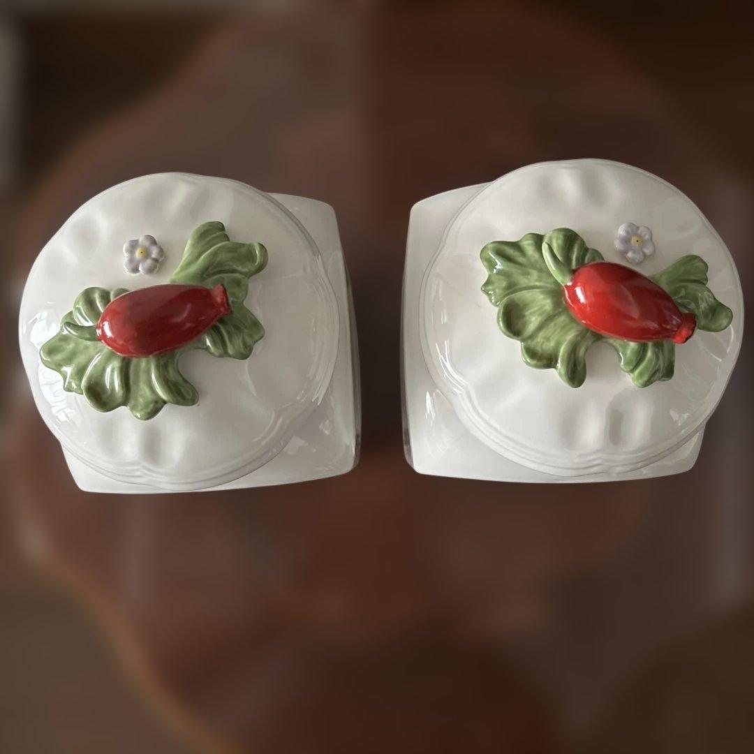 希少•2個set ビレロイ＆ボッホ キャニスター Villeroy Boch