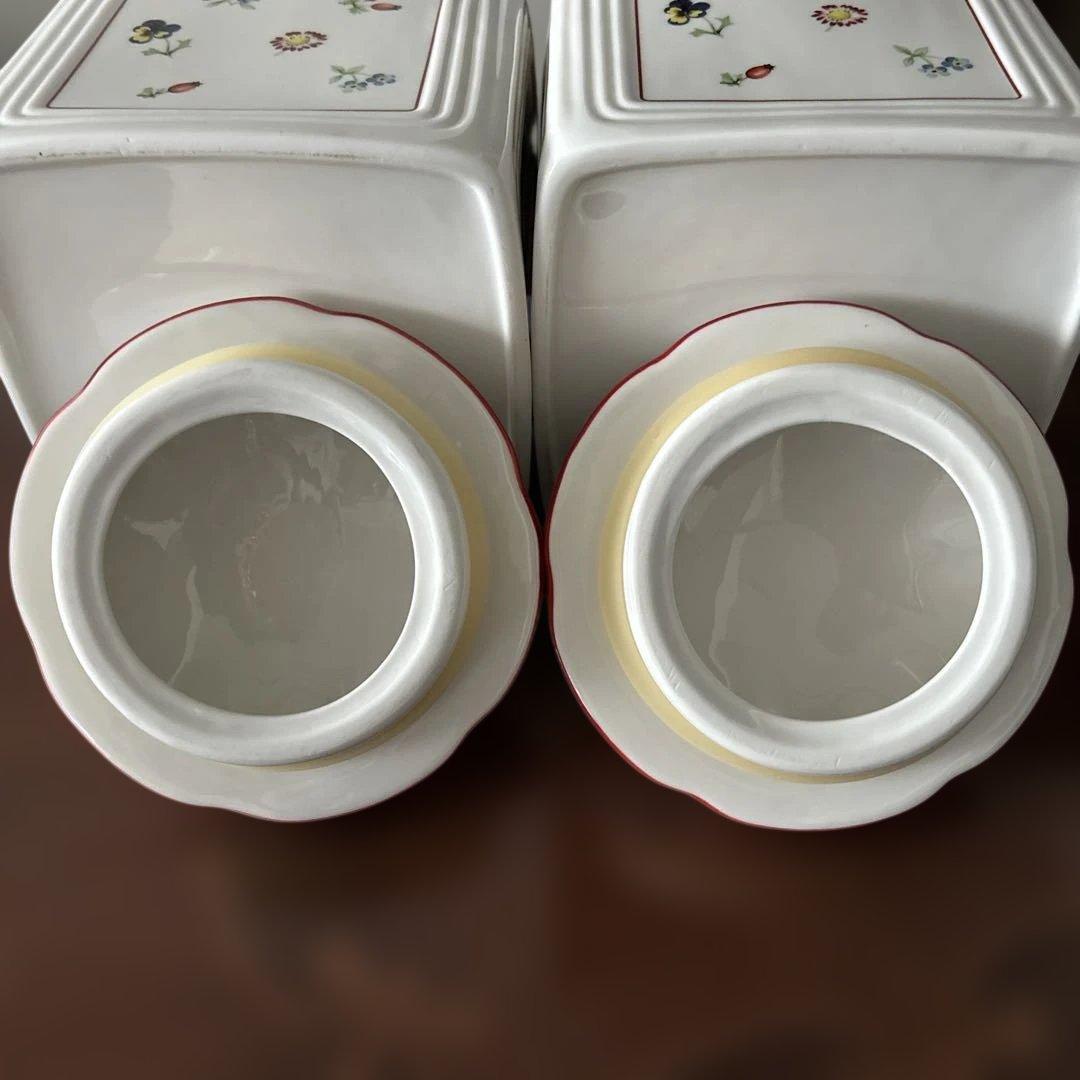 希少•2個set ビレロイ＆ボッホ キャニスター Villeroy Boch