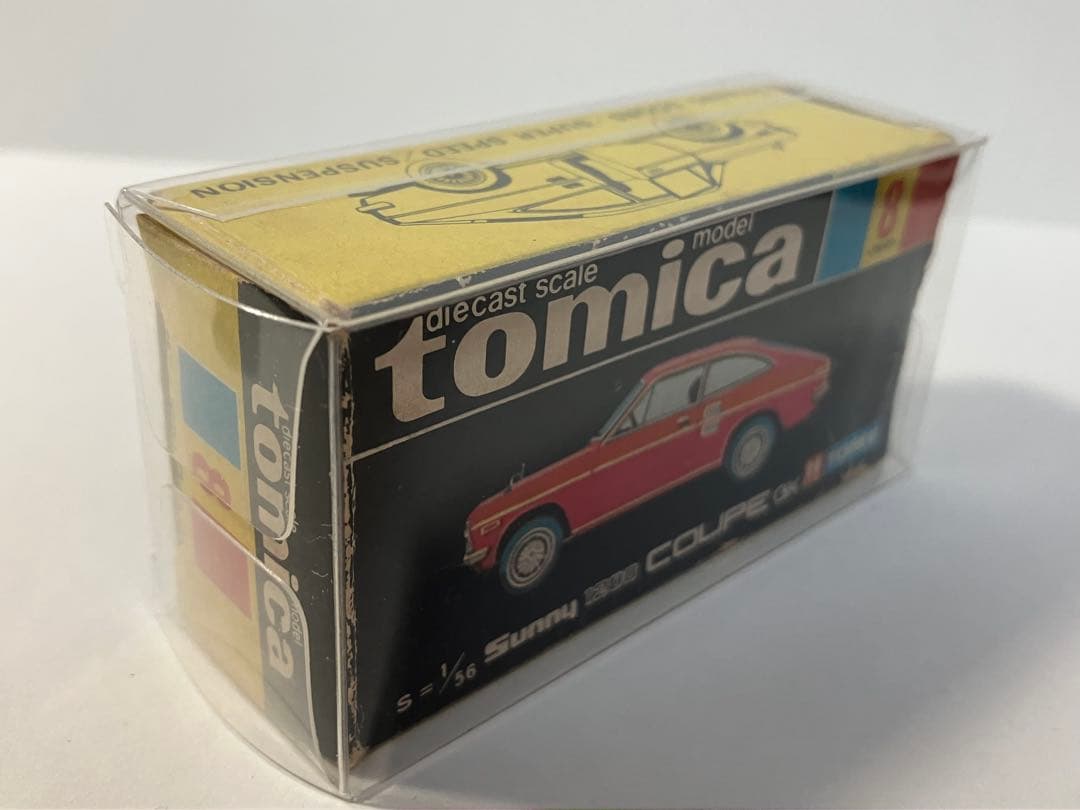トミカ 黒箱　日産サニークーペGX 日本製　1Eホイール