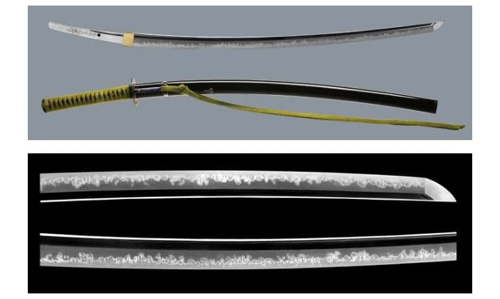 備前長船刀匠川島一城　ペーパーナイフ　日本刀　鍛錬場