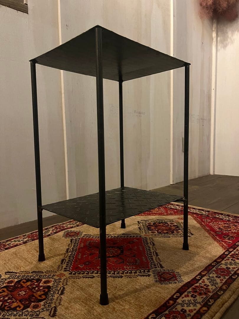 アイアンラック　シューズラック　植物棚　インダストリアル