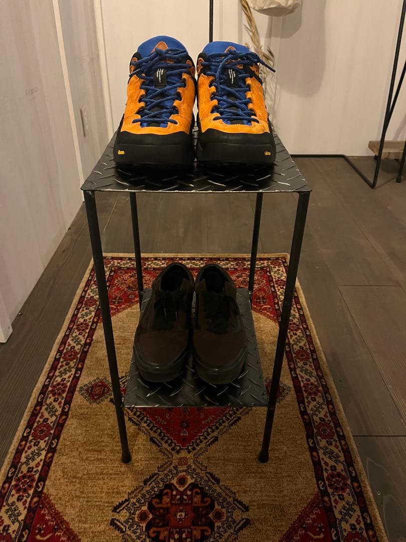 アイアンラック　シューズラック　植物棚　インダストリアル