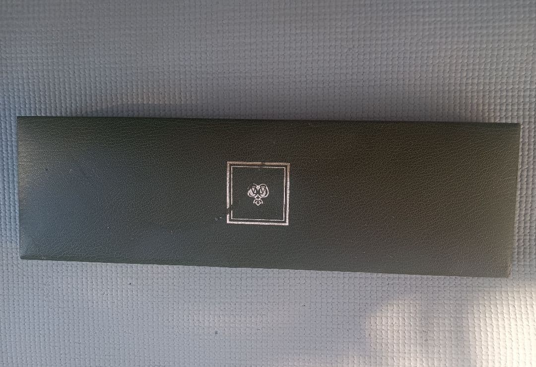 新品 クリストフル 夫婦箸 Christofle EBENE 金銀 黒壇 銀食器