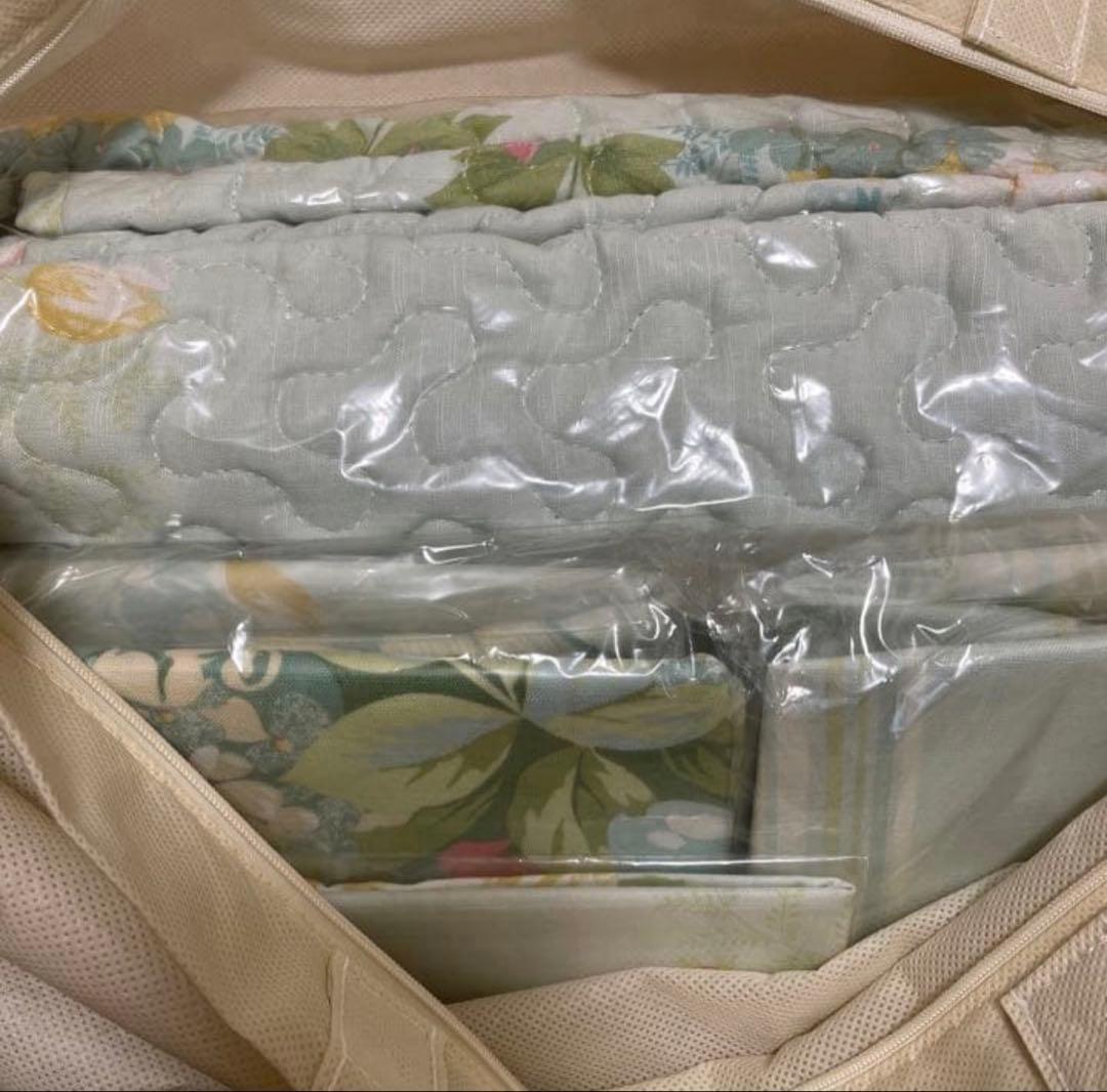 【未開封】ローラアシュレイ　ベッドセット　シングル　チャールベリー　ダックエッグ