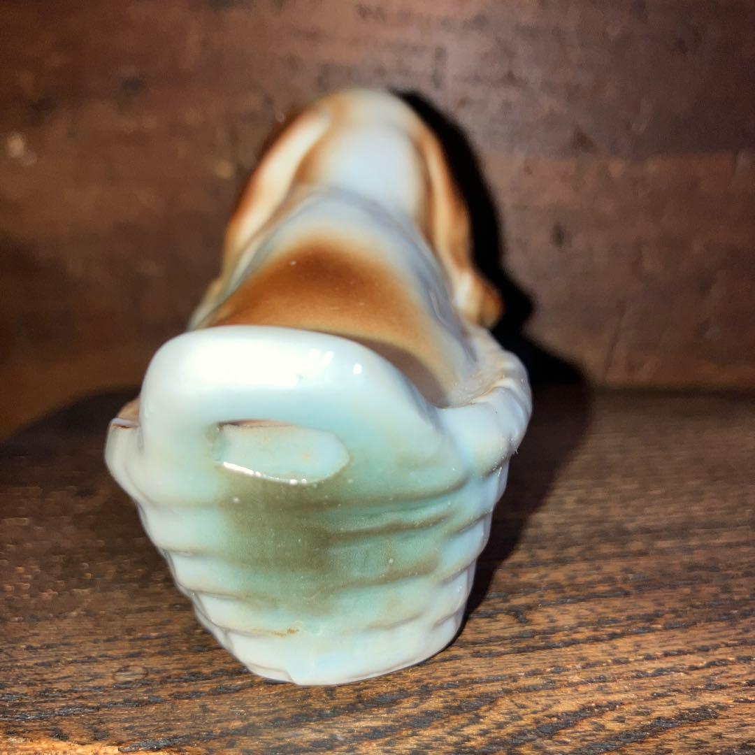 陶器犬の置物・バセット、ハウンド - メルカリ