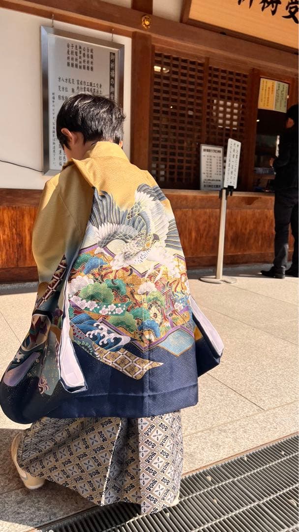 七五三　5歳　男の子　フルセット　一式　鷹