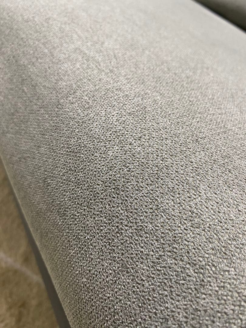 ニトリ　2人用布張りソファ (ポーション2KD GY)