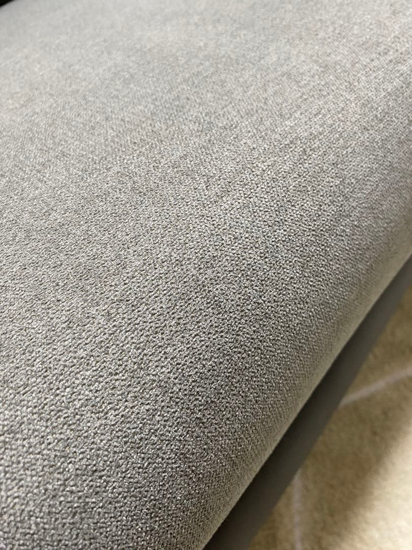 ニトリ　2人用布張りソファ (ポーション2KD GY)