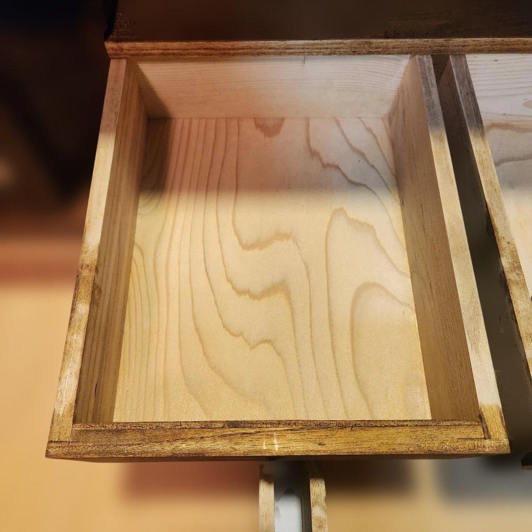 和ダンス リメイク キャビネット 割れないモールガラス風 昭和レトロ