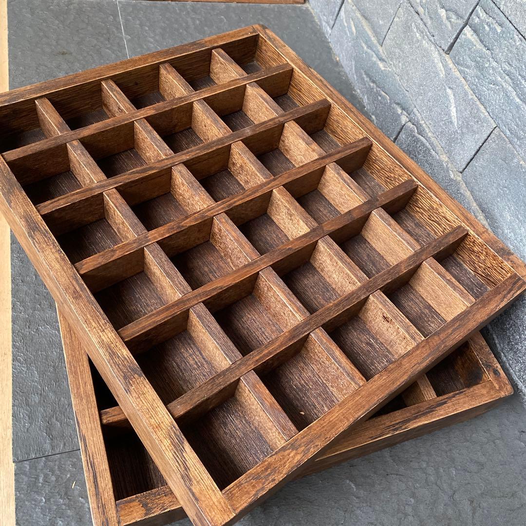 HARU　 コレクションbox 30マス5x6 ２セット　ホワイトオーク