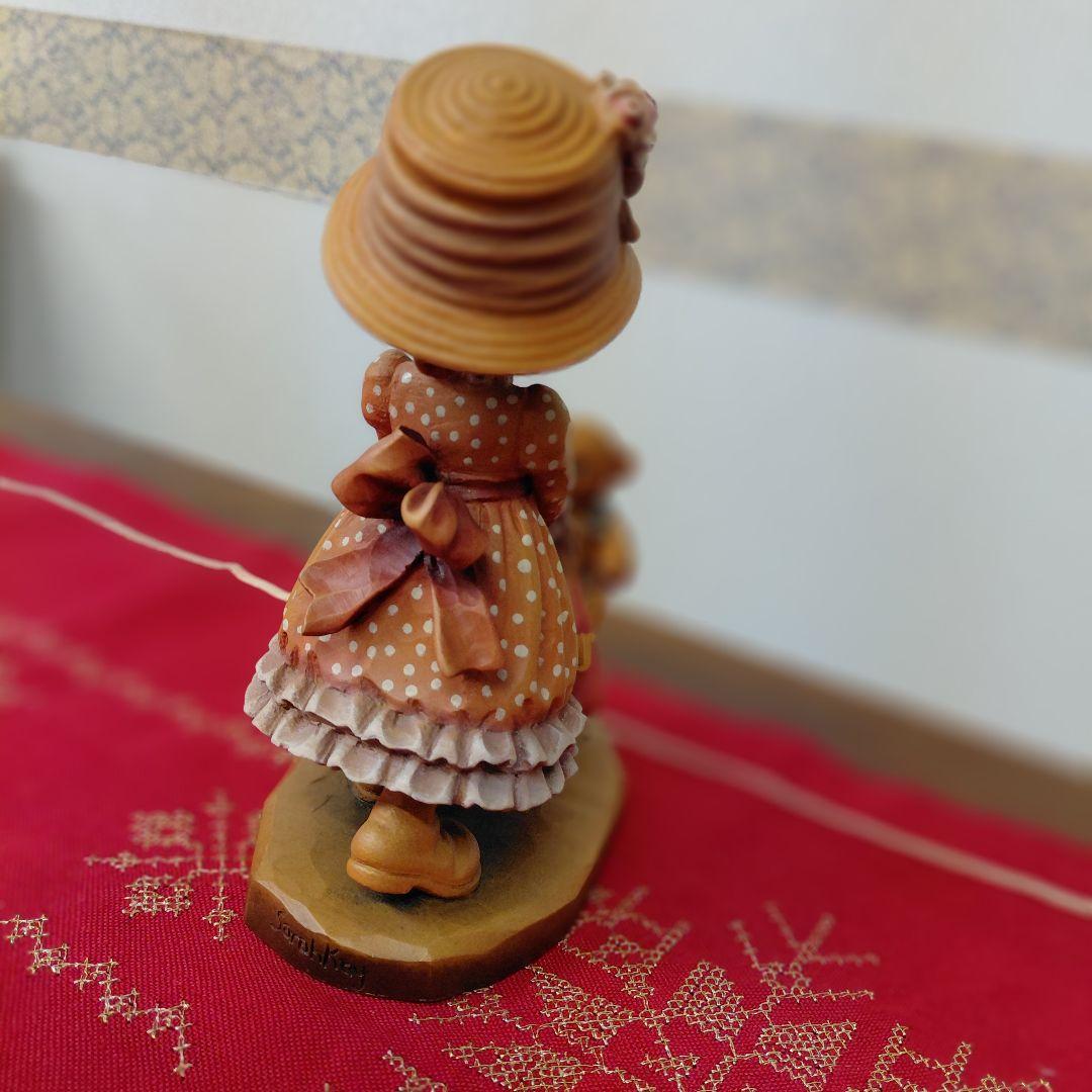 アンリ人形　サラケイ　木彫り人形　イタリア　アンティーク