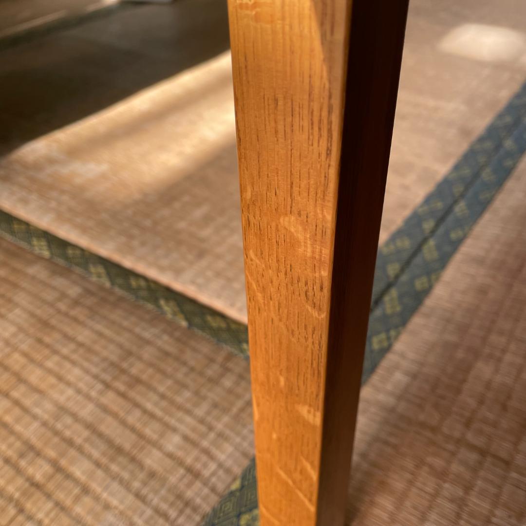 ローテーブル 柏木工 NLT53A 美品 座卓 オーク材