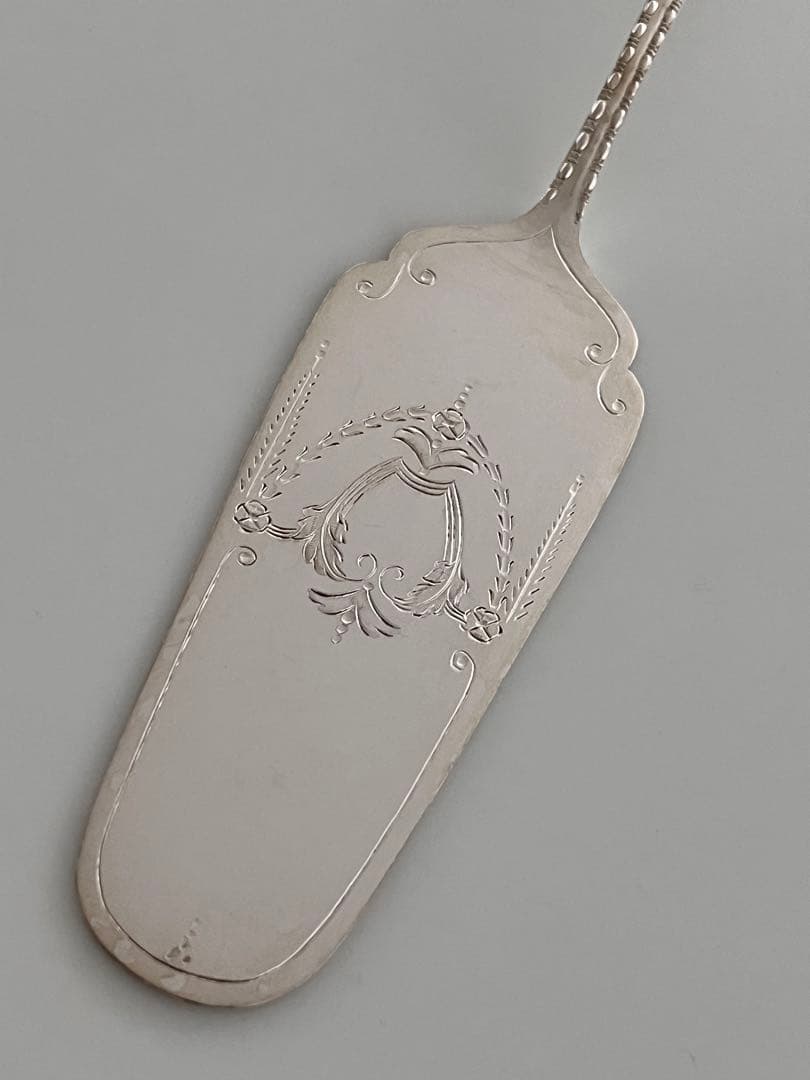 英国銀器骨董ケーキサーバー